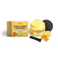 Vitaminas C ir Kurkuma molio kaukė giliam valymui ir skaistinimui 120g yellow