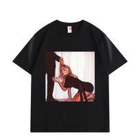 Sabrina Carpenter Geriausias draugas Vyriški marškinėliai su grafika Madingi Hip Hop trumpomis rankovėmis marškinėliai Vyrams Moterims Laisvi kasdieniai marškinėliai 3XL beige