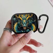 Case For Airpods 1 Pro 3 2 Pro2 4 Pro3 Earphone Cases Cover Colorful Dragon Airpods 1 black