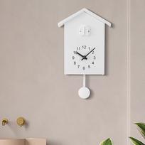 Nordic Style Wall Clock for Home Decoration, Cuckoo Out Window to Report Time, Little Bird on Time Alarm, Wall Hanging Clock Wat balta