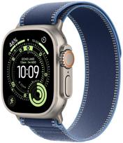 Apple Watch Ultra 3 (2025) GPS + Cellular 5G 49mm Natural Titanium korpusas su Blue Trail Loop M/L EU MEWU4 | MEWU4QI/A | 195950609462