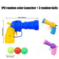 Funny Cat Toy Interactive Launch Pet Training Toy For Kitten Mini Flying Disc Shooting Gun Chasing Games Cat Toys Pet Supplies blue