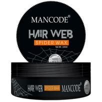 Mancode Spider Hair Web Wax for Men | 100ML | Extra Long-Lasting, Powerful 24-Hour Strong Hold | Enhances Hair Volume & Texture | Non-Sticky, Glossy gray