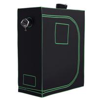 Mylar Hydroponic Grow Tent with Adjustable Air Vents for Indoor Cultivation, 120x60x150cm, Black 120 x 60 x 150 cm