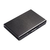 Stainless Steel Card Antimagnetic Case Multi-card Bit RFID Card Holder Business Card Holder  Travel mėlyna