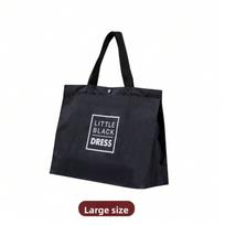 Shopping Bag Travel Supermarket Folding Portable Bag Handbag L smėlis