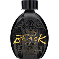 Ed Hardy Triple Black XXX Tanning Lotion 400ml 2-Pack black