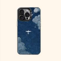 Airplane Case for iPhone 11 12 13 14 15 16 17 Pro Max XS X XR Cover iPhone13PRO gray