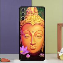 Lord Buddha For Samsung Galaxy S23 S22 S21 Ultra S20 FE S8 S9 S10 Note 10 Plus Note 20 Ultra Case Cover Galaxy S23 orange