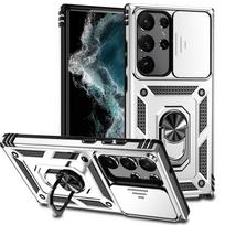 For Samsung Galaxy S23 Ultra 5G Case Slide Camera Protector Armor Shockproof Coque For Samsung S23 + Plus S 23 Ultra Back Cover For Galaxy S23 black