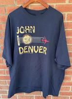 JOHN DENVER Music Tour T Shirt All Size S to 5XL E075 Unisex T-Shirt XXXL blue