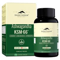 Rasayanam Ashwagandha KSM-66® | Kliniškai patvirtinta 600 mg dozė | 5,1 % Withanolides maksimaliam rezultatui | 100 % grynas šaknies ekstraktas | Streso mažinimas, Ene
