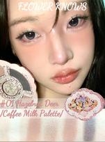 Flower Knows Midsummer Fairytales Eyeshadow Palette 01Hazelnut Deer ruda