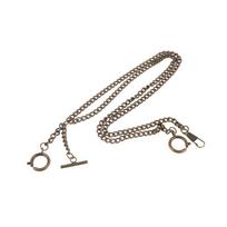 Double Chain Pocket Watch Chain Curb Link Chain Clip Pocket Chain For Men And Women For Christmas And Father'S Day Gift auksas
