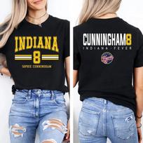 Sophie Cunningham 8 Indianos Krepšinio Marškinėliai Unisex T-Shirt S white