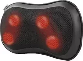 RENPHO Shiatsu masažo pagalvėlė su šildymo funkcija Juoda (RP-NM068)