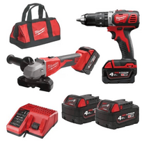 Akumuliatorinių įrankių komplektas Milwaukee M18 BLPP2F-402B