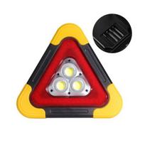 Avarinio automobilio gedimo įspėjimo trikampis raudonas atspindintis saugos pavojaus žibintas Transporto priemonės trikojo stabdymo logotipas LED lemputė D yellow