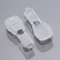 150pcs Zipper Pull Cord Lock Ends Stopper Zip Clips Rope Buckle Backpack Sportswear Shoelace Paracord Lanyard DIY Accessories white