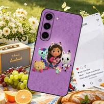 Cute G-Gabbys D-Dollhouse Phone Case For Samsung Galaxy S21 S22 S23 S24ULTRA S25ULTRA FE Ultra Plus5G A52S Soft Cover S21fe pink
