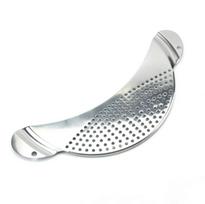 Kitchen Stainless Steel Pan Pot Strainer with Handle, Pasta Drainer, Colander Water Filter, Vegetable Drainer, Slag Separator white