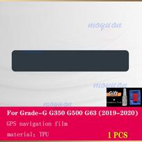 For Mercedes Benz G-Class W463 G350 G500 G63 - Car Interior Center console Transparent TPU Protective film Anti-scratch Option A Transparent white
