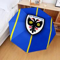 1PC Afc Crest Printed Umbrella Folding umbrella, automatic umbrella 8-Frame for Travel, camping Fan gifts Christmas Gifts