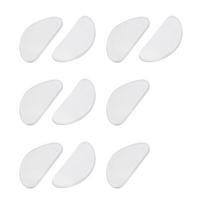 5 poros akinių nuo slydimo nosies pagalvėlės Minkštas silikonas Lipnios akinių nosies atramos Ilgalaikis akinių nosies atraminis elementas 5 white