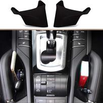 Cayenne 2011-2018 Car Accessories Interior Car Center Console Side Storage Box Holder Organizer 2PCS kaip parodyta spalva
