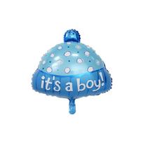 Gimtadienio dekoracijos Vaikiški animacinių filmų folijos balionai Baby shower balionai vakarėlių vestuvių dekoracijos  57*48cm blue