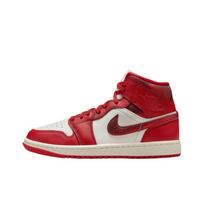 Air Jordan 1 Mid Valentino diena 2025 Moteriški sportbačiai Raudoni Sportiniai raudoni Balti HJ9337-106 37.5 brown