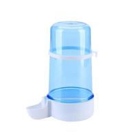 Automatic Anti-Spill Bird & Parrot Feeder Water Dispenser - Large Size for Parrots & Hamsters white