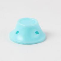 1/10PCS Silicone Hair Curler Mushroom Hair Curler Bell Hair Curling Artifact Lazy Hair Curler 1PCS mėlyna