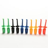 New Multi-Color 10 Pcs Mini Test Hook Clip Test Probe Testing Smd Grabber black