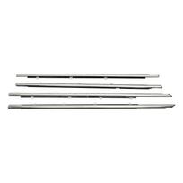 Automobilio šoninio lango sandarinimo juostelės Apdailinės juostelės Chromuota stiklo sandariklio juosta Weather Strip Honda Accord 2008-2012(JAV versijai) 1set white