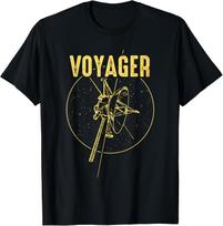 Voyager 1 & 2 Space Probe Solar System Astronomy Spaceflight T-Shirt S-4xl S yellow