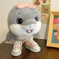 23Cm Cartoon Pop Tungtungtung Italian Brainrot Al Tralalero Tralala Shark Plush Doll With Two Legs And Shoes Shark Gift For Kids about 23cm gray