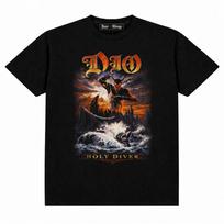 DIO Holy Diver T Shirt Ronnie James Dio Heavy Metal Unisex Black New ,Size S-4XL M black