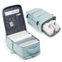 Ryanair 40x20x25 & Easyjet 45x36x20 Cabin Bag, Multipurpose Travel Backpack and Laptop Bag, Underseat Hand Luggage Small mėlyna