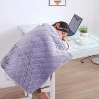Daugiafunkcinis elektrinis pledas USB žieminis šalio pledas 3 reguliuojami greito šildymo pledai su kišene, plaunamas šiltas pledas 75x120cm gray