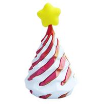 3D Printed Cone-Shaped Toys Christmas Trees Spiral Tabletops Decompression Decorations Children'S Push And Push Music Gifts raudona