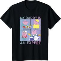 Peppa Pig Father's Day Daddy Pig Expert T-Shirt S įvairiaspalvis
