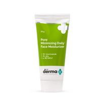 The Derma Co Pore Minimizing Daily Face Moisturizer with 3% Niacinamide 3% PHA and p-REFINYL® for Open Pores - 50 g (Pack of 1) green