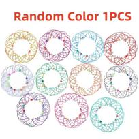 Maginis geležinis žiedų dėlionės žaislas Kūrybingas mandala gėlių krepšelis Streso mažinimo Fidget žaislas Edukaciniai STEM jutimo žaislai suaugusiems Vaikams white