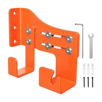 Chainsaw Mount Heavy Duty Wall Hanger Shed Chainsaw Organizer With Two Hook For Shed Garden Garage Workshop Chain Tool oranžinė