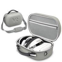 STARTRC Crossbody Storage Bag Pico 4 Ultra & Meta Quest 3S/2/3 VR Glasses - Headset & Accessories Portable Protective Case tamsiai pilka spalva