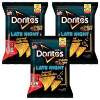Lotte Doritos gardinti galbi vištienos skonio traškučiai 172g x 3 pakuotės Traškūs kukurūzų traškučiai Sūrus korėjietiškas užkandis black