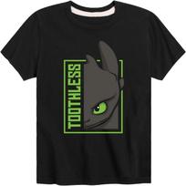 How to Train Your Dragon - Toothless - Toddler & Youth Short Sleeve Graphic T-Shirt S įvairiaspalvis