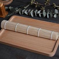 Essential Sushi Making Tool Exquisite Bamboo Curtain White 24x24cm gray
