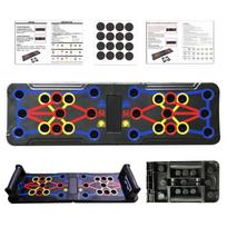 WEZHO Foldable Push-Up Board & Ab Trainer black